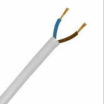 0.5 mm 2 core flex cable havells white