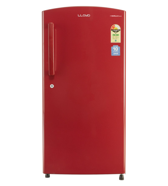 Lloyd Inverter Direct Cool Refrigerator 178 L Royal Red